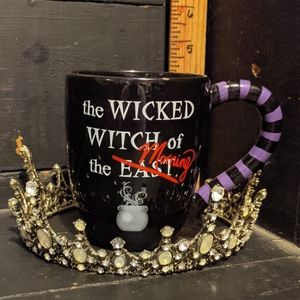 Wicked Witch of the Morning Black Coffee Mug